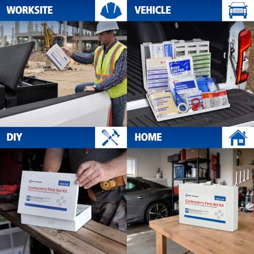 First Aid Only 25-Person Contractor First Aid Kit - Emergency Kit with Supplies