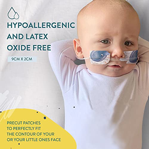 Nasogastric/Oxygen Tube Precut Adhesive Tape Pack 10 | hypoallergenic 3M medical grade