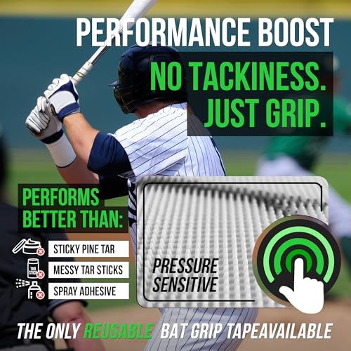 Faith Baseball Bat Grip Tape - VukGripz Reusable USA-Made, Slip-Resistant (Variation: Faith Through Him)