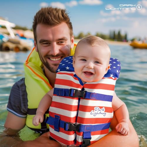 USCG Approved Infant Life Jacket for 0-30 lbs with Headrest & Handle