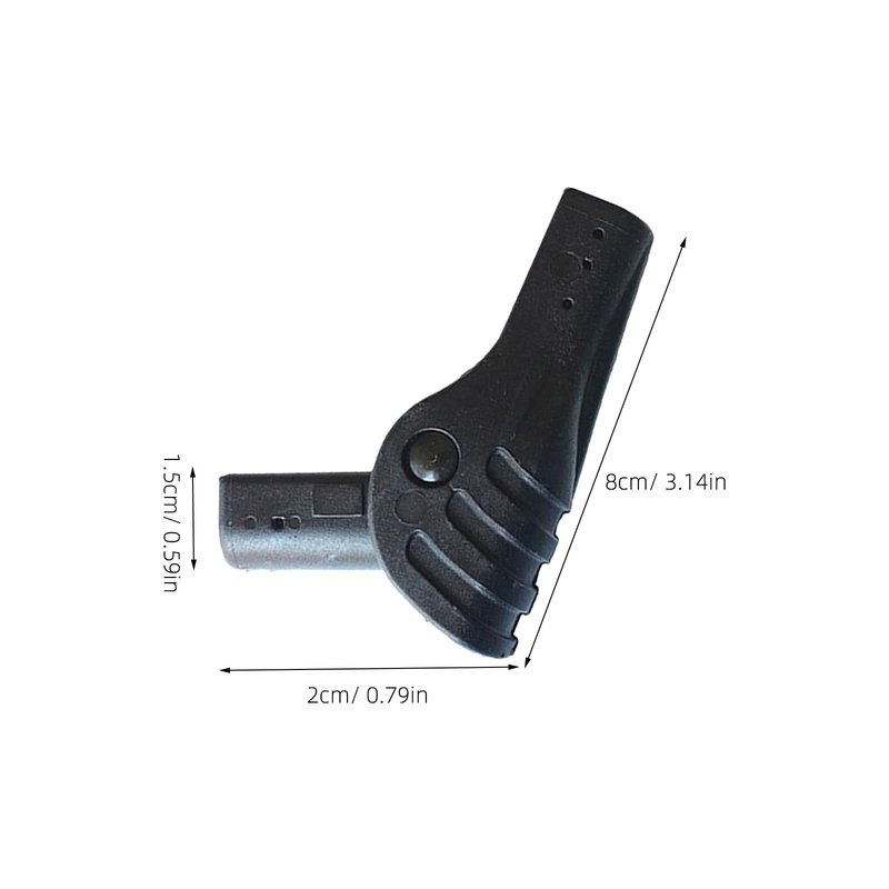 Mikikit Tent Folding Joint Connector 4-Pack Outdoor Tent Support Rod Adapter Durable DIY Repair Parts for Camping Shelter Assembly