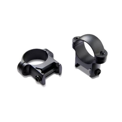 BURRIS Zee Weaver-Style Solid Steel Secure Reliable Durable Optic Mounting Rings - 1 inch; Medium; Black Matte; Usual