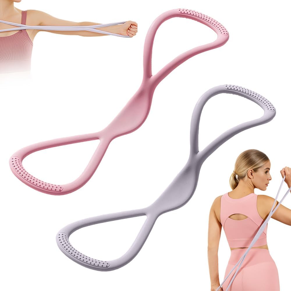 Skiennix Resistance Bands - 2025 New Figure 8 Design for Full-Body Workouts | Durable Elastic with Handles