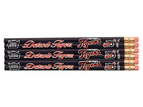 Detroit Tigers MLB Pencil Set - 6 Pack