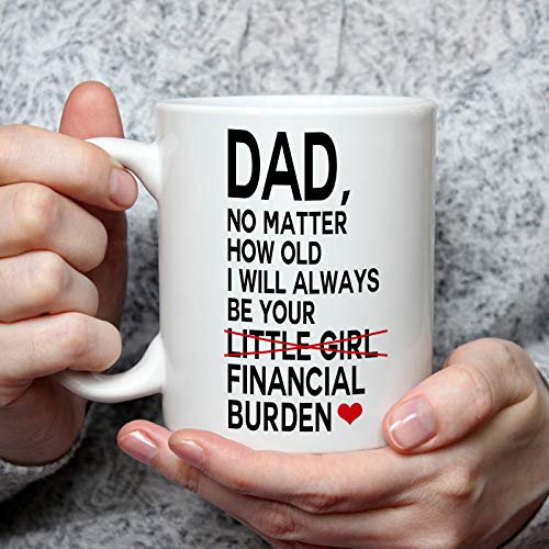 Financial Burden Mug - 11 Ounce Coffee Mug Gift for Dad