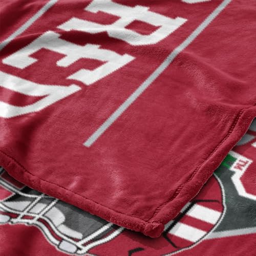 NCAA Silk Touch Throw Blanket - Indiana Hoosiers - 46 x 60 in
