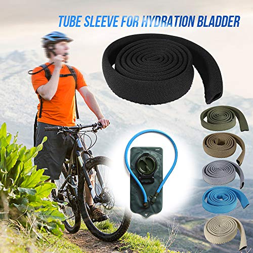 Water Bladder Tube Cover - Thermal Insulation Sleeve, Dark Khaki