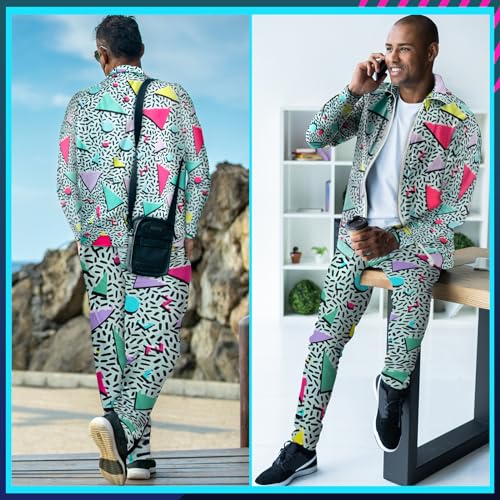 Arssm Retro 80s 90s Men’s Green Track Suit Set Large Vintage Jacket & Joggers