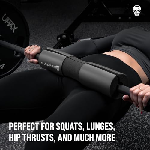 Barbell Squat Pad - Protective Hip Support for Squats & Lunges - Black
