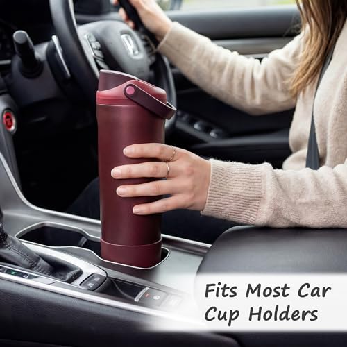 Silicone Boot for Owala 30oz & 40oz Bottles - Black Cherry