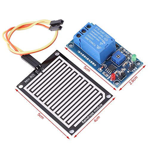 12V Adjustable Rain Detection Sensor Module for Weather Monitoring
