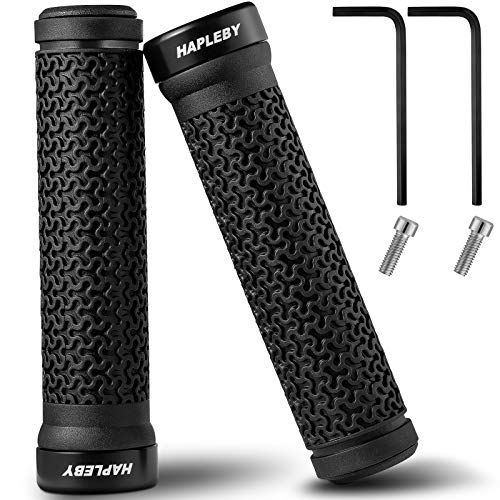 Premium Lock-On Bicycle Handlebar Grips - 5.2 Inch Anti-Slip, 2PCS
