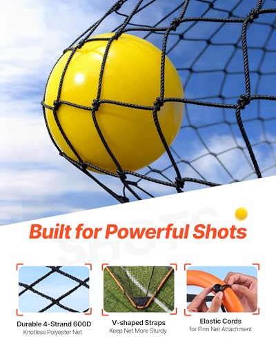 Portable Lacrosse Goal Set - 6' x 6' Folding Training Net
