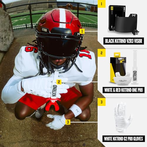 Football Mouth Guard with Interchangeable Strap - Comfortable Fit