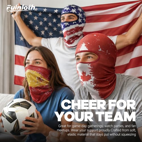 Balaclava Ski Mask - Summer UV Protection & Cooling - US Flag 1