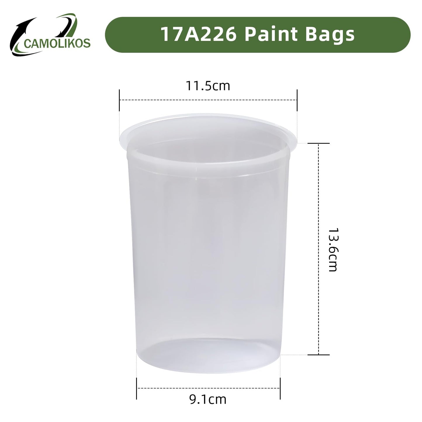 17A226 Paint Bags Compatible with Graco,17A226 for FlexLiner 32 oz (Clear 10PC)