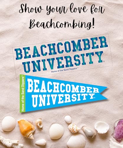 Beachcomber University Logo Stickers - Classic Rectangular
