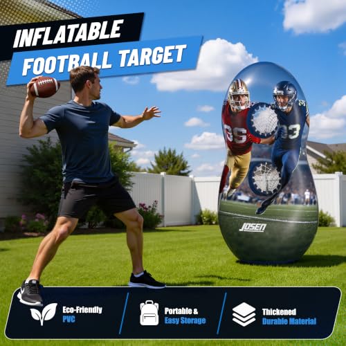 Inflatable Football Target Net Game - Extra Large 63 Inch