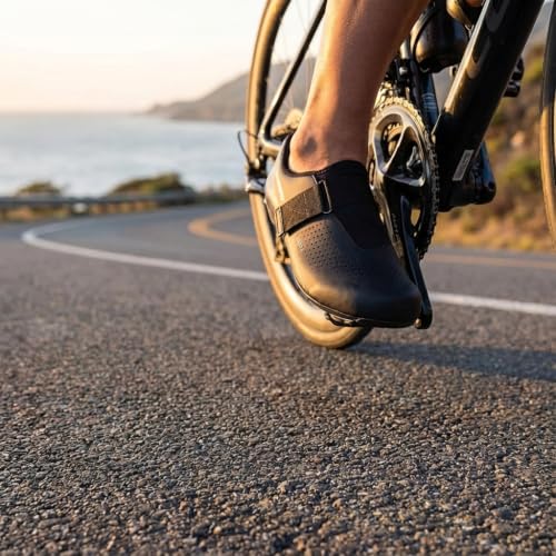 High-Performance Cycling Shoes for Men & Women - Black