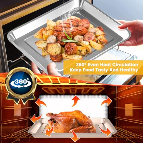 Air Fryer Replacement Tray for Cuisinart TOA-60, TOA-65, TOA-70 - 12.48 x 10.94 Inches, Variation of THIS Listing
