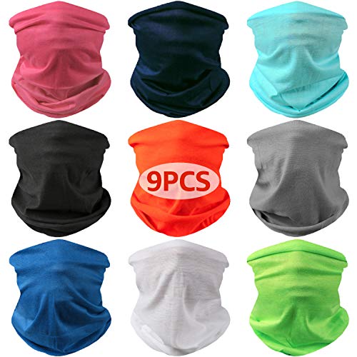 Neck Gaiter UV Face Mask - Summer Sun Protection, 9 Colors