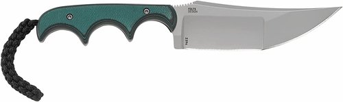CRKT Minimalist Persian Outdoor Survival Fixed Blade Knife with Sheath: Stainless Steel Plain Edge Blade, Micarta Handle, 2379