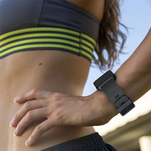 Soft Silicone Replacement Band for Garmin Forerunner 35/30 - Black