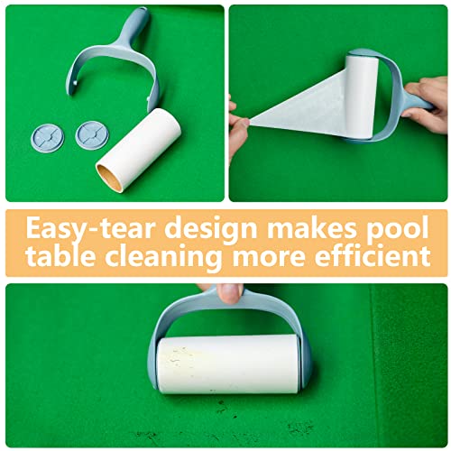 Billiard Table Brush Set - 6-Piece Pool Table Cleaning Kit