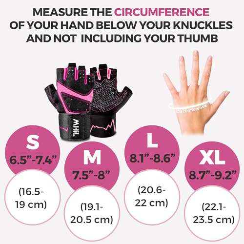 Breathable Workout Gloves for Women with Palm Protection and Grip