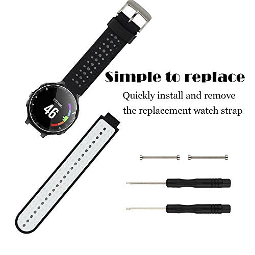 Garmin Watch Bands Replacement Strap - Black/White