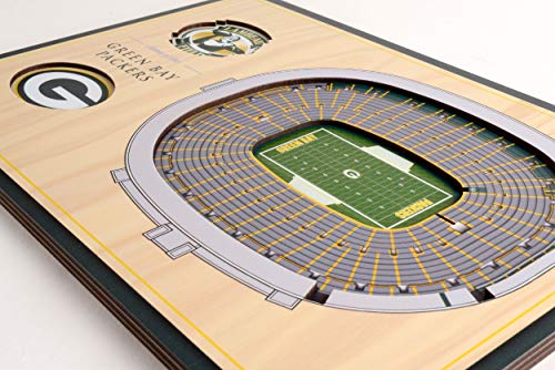 Green Bay Packers 3D Stadium Display - Desktop Decor