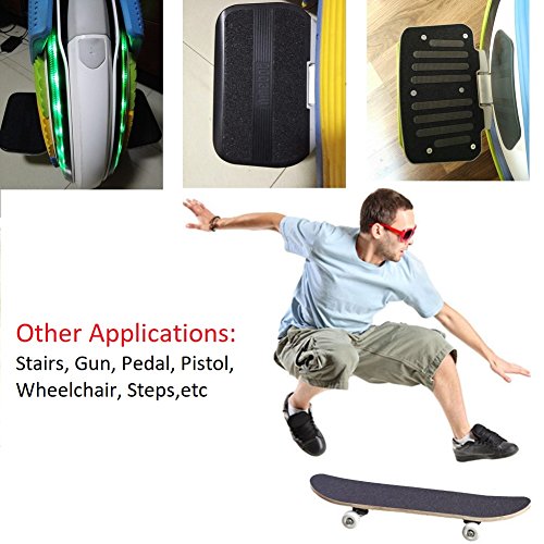 ZUEXT 10.6 in x 43.3 in Grip Tape Sheet for Skateboards, 110x27cm