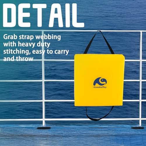 Type IV Throwable Flotation Device - Coast Guard Approved, Yellow - 1 Pack