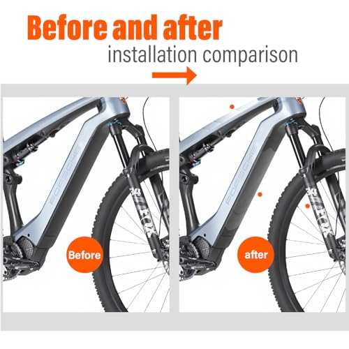 E-Bike Frame Protection Tape - 32-Piece TPU Guard Set