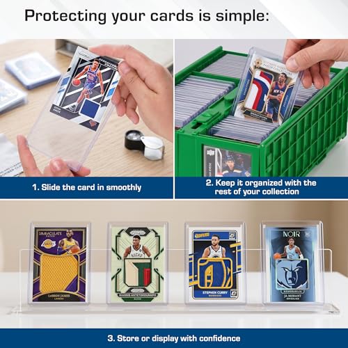 Thick Card Topload Holders for Relic Cards - 10 Count
