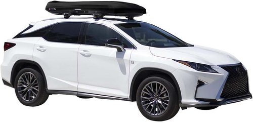 INNO BRM660BK Wedge Cargo Box - 11 Cubic Feet | Gloss Black Finish for Enhanced Durability