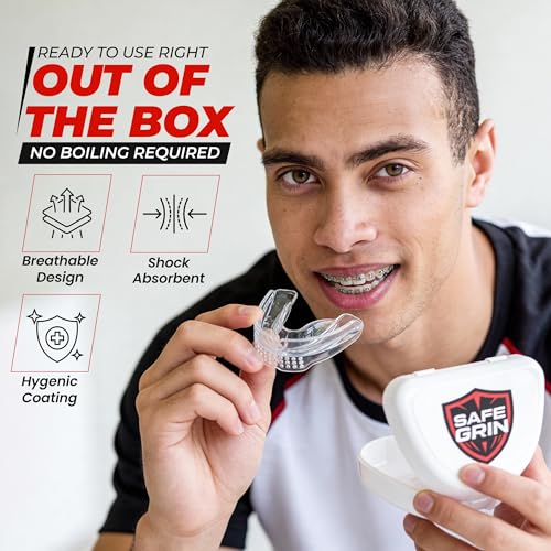 Kids Mouth Guard for Braces - No-Boil, Dual-Arch Protection