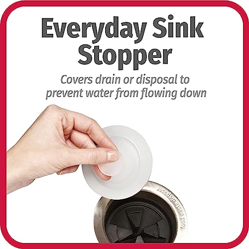 Universal Kitchen Sink Stopper - Flexible Rubber Drain Plug