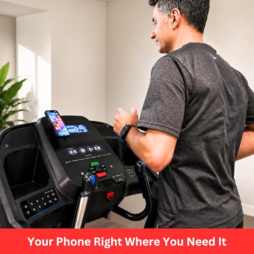 Maxby Treadmill Phone Holder with Adhesive Base & Universal Clamp