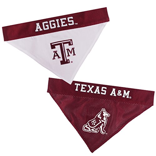 NCAA Reversible Dog Bandana - Texas A&M Aggies, Small/Medium