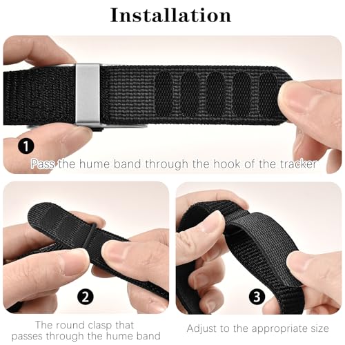 Nylon Loop Ankle/Arm/Wrist Band - Black, Soft Bicep Strap