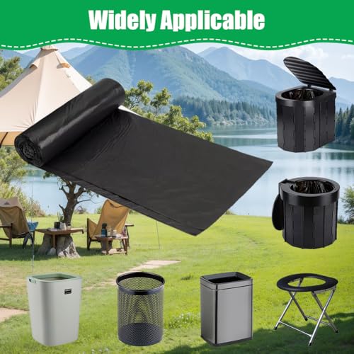 Portable Toilet Bags - 60 PCS (3 Rolls) Thickened Waste Bags