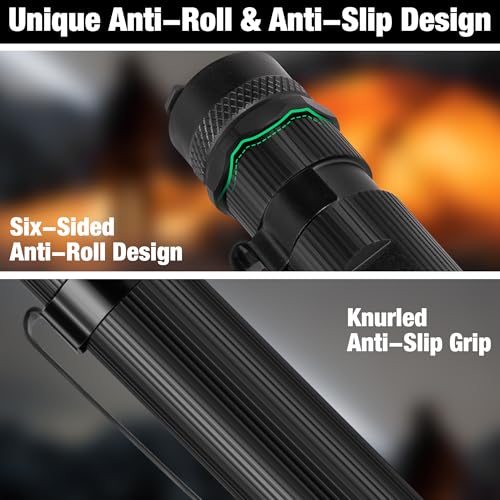 Arrow Rechargeable Compact LED Flashlight 200 Lumens, 3 Modes, USB-C Portable