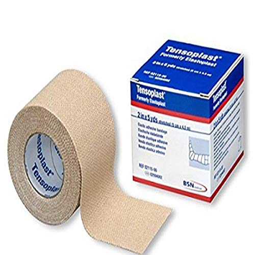 Elastic Athletic Tape - 2" x 5 Yards Roll - Tan Color