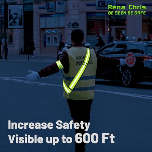 Reflective Running Gear Set - High Visibility Sash & Armbands for Safety