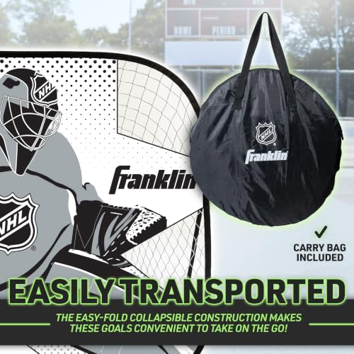 54" x 44" Pop-Up Street Hockey Goal Set with Shooter Tutor