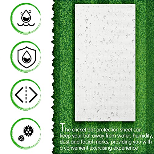 Cricket Bat Protection Sheets - 4 Pcs Anti Scuff Tape, One Size