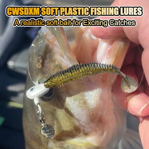 2.5in Paddle Tail Swimbaits - 25PCS Soft Plastic Fishing Lures - Purple