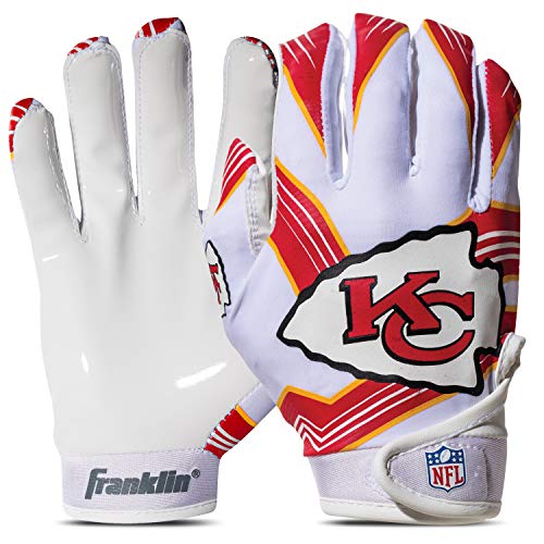 NFL Youth Receiver Gloves - Kansas City Chiefs - X-Small/Small