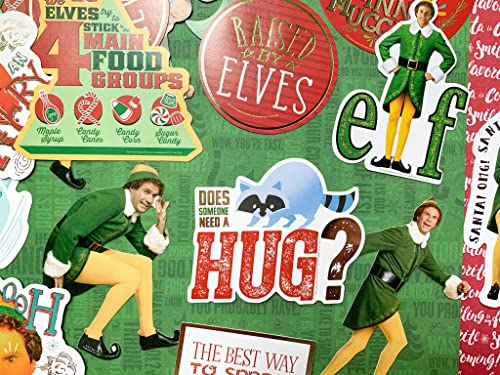 Elf Movie Die-Cut Sticker Pack - 24 Foil Accent Stickers